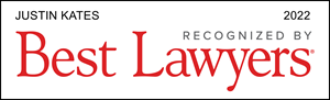 Recognized by Best Lawyers (2022) - Justin Kates