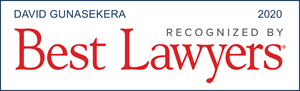 Recognized by Best Lawyers (2020) - David Gunasekera